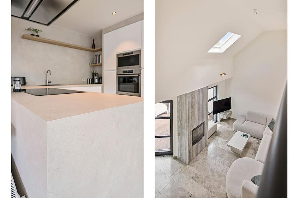 Schitterende Loft Met Jacuzzi En Sauna In Mechelen Exteriör bild